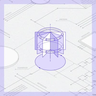 Technical services visualization with diamond grid pattern representing structured development methodologies, full-stack architecture frameworks, and interconnected digital systems for creative technology solutions